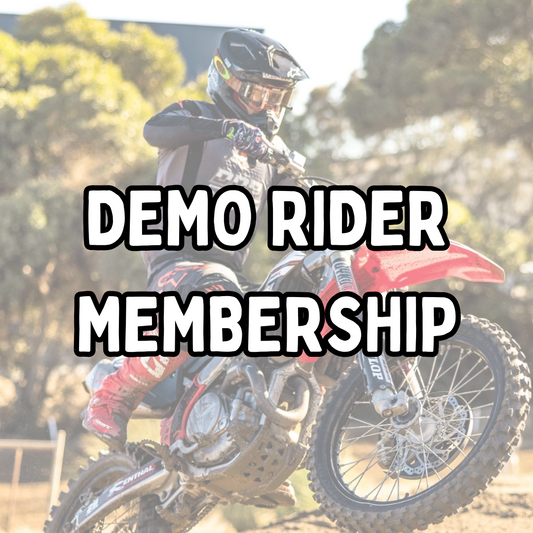 DEMO RIDER MEMBERSHIP 2025